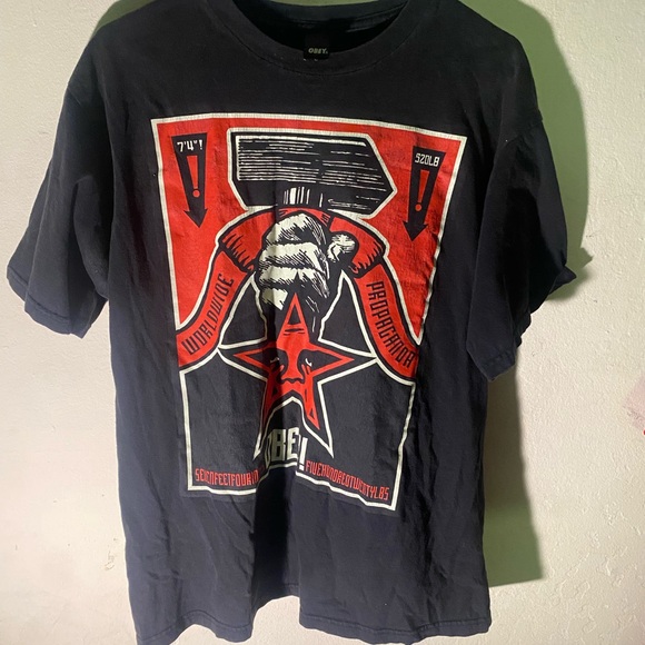 Obey Worldwide Propaganda T-Shirt - Picture 1 of 4